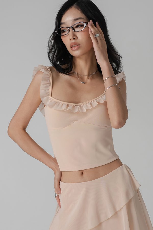 Flora Top In Cream