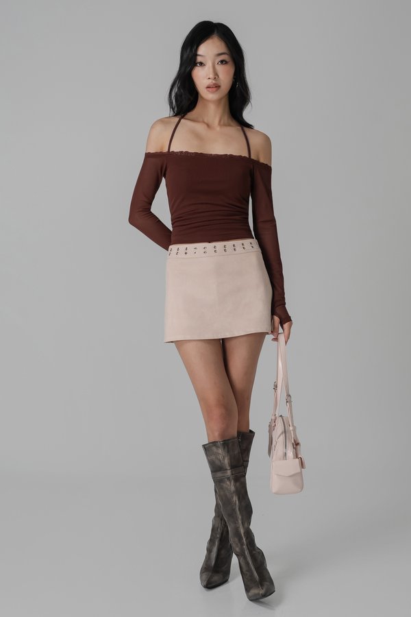Willow Top In Brown