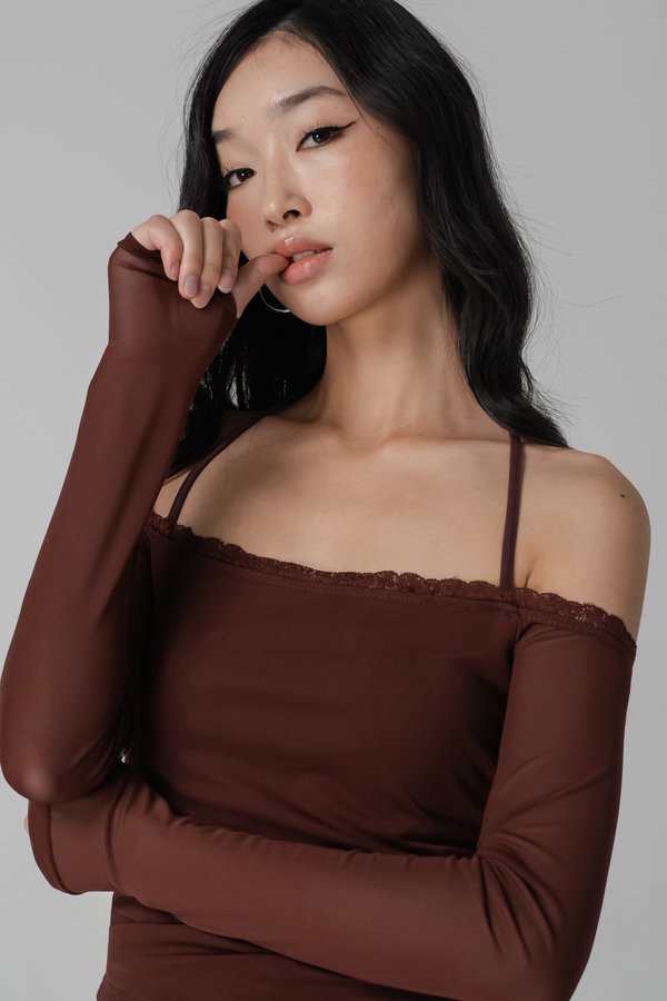 Willow Top In Brown