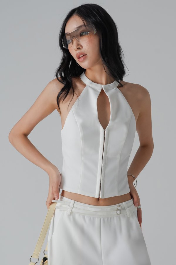 Overtime Top In White