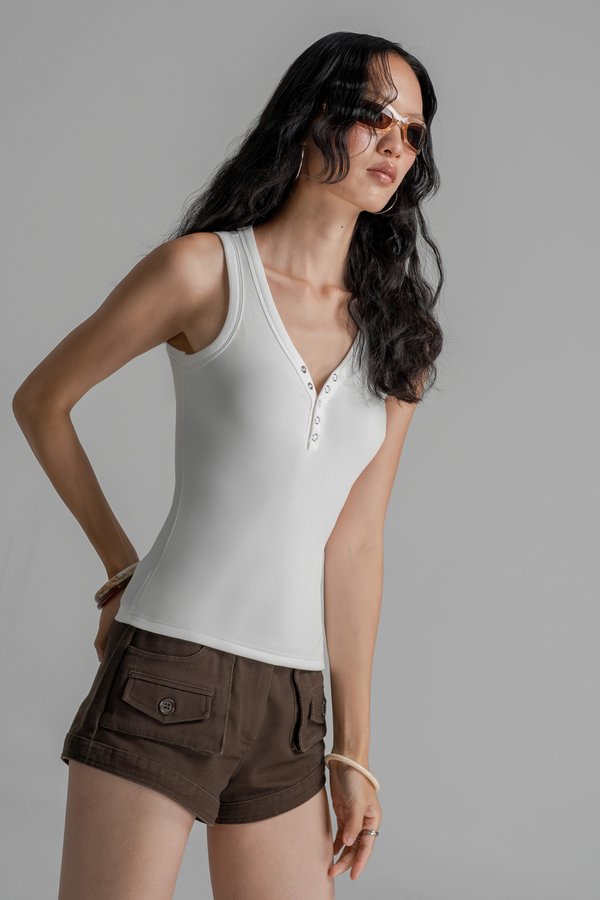 Airy Top in White