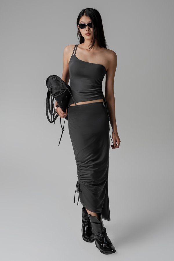 Shadow Skirt in Graphite Grey