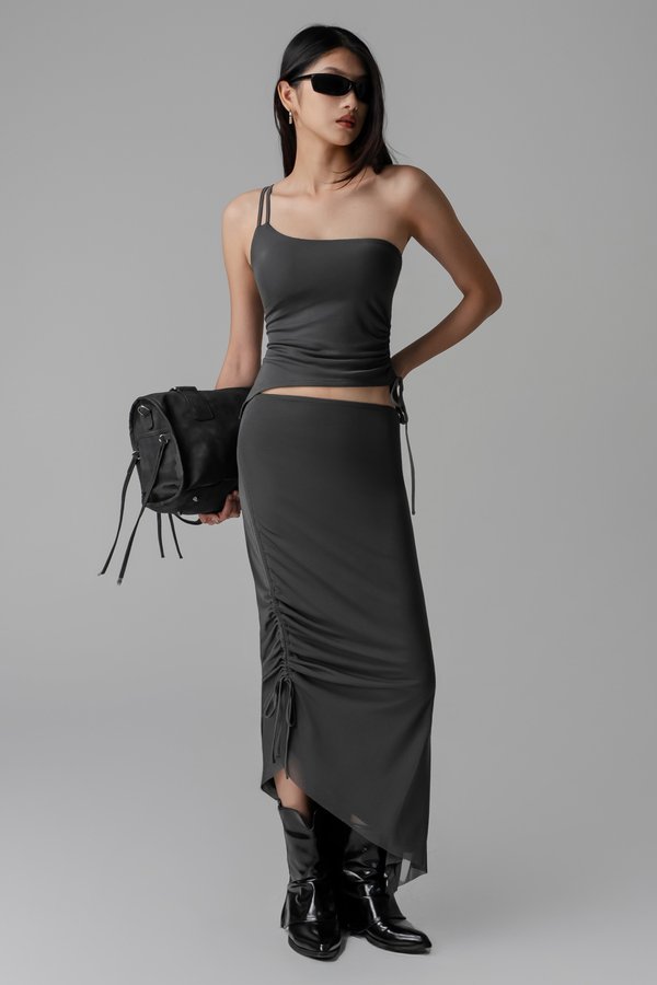Shadow Skirt in Graphite Grey