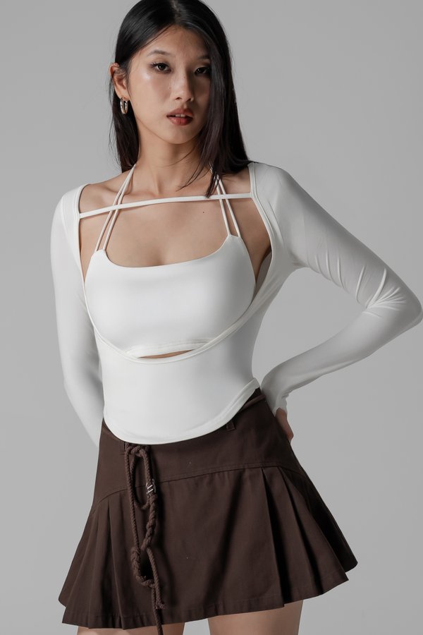 Fragment Two-Way Top in White