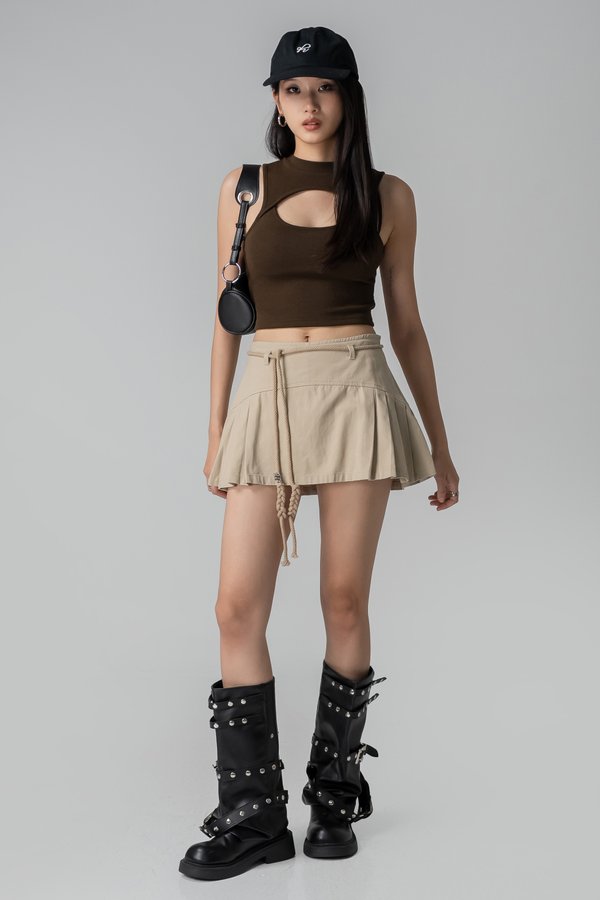 Regenerate Skirt In Dune Beige