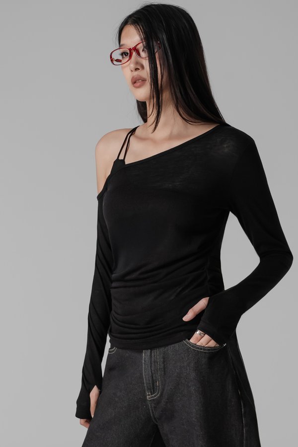 Echo Two-Piece Top in Black