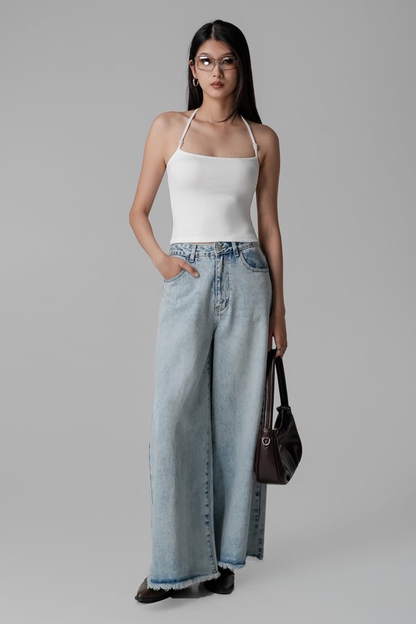 Monsoon Beaded Top in White