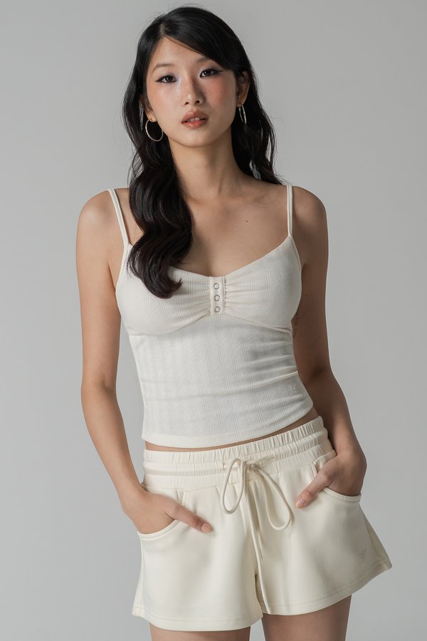 Snug Tank Top in Cream