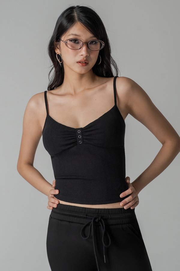 Snug Tank Top in Black