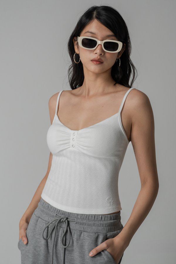 Snug Tank Top in White