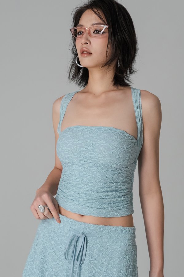 Sunrise Multi-Way Top in Blue
