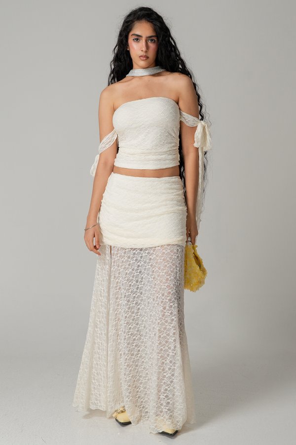 Sundown 3-Way Skirt in White