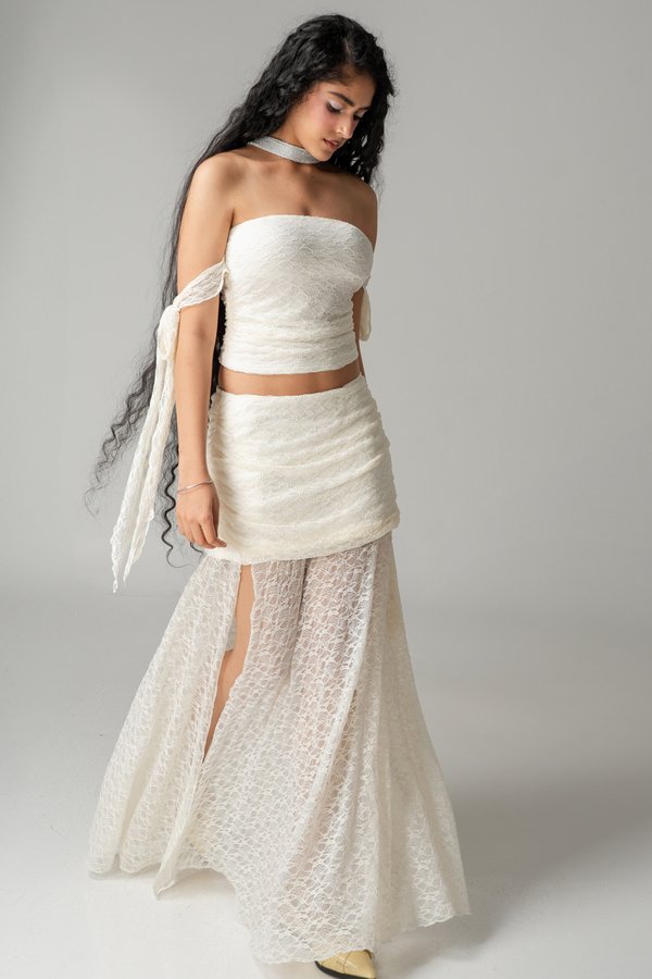 Sundown 3-Way Skirt in White