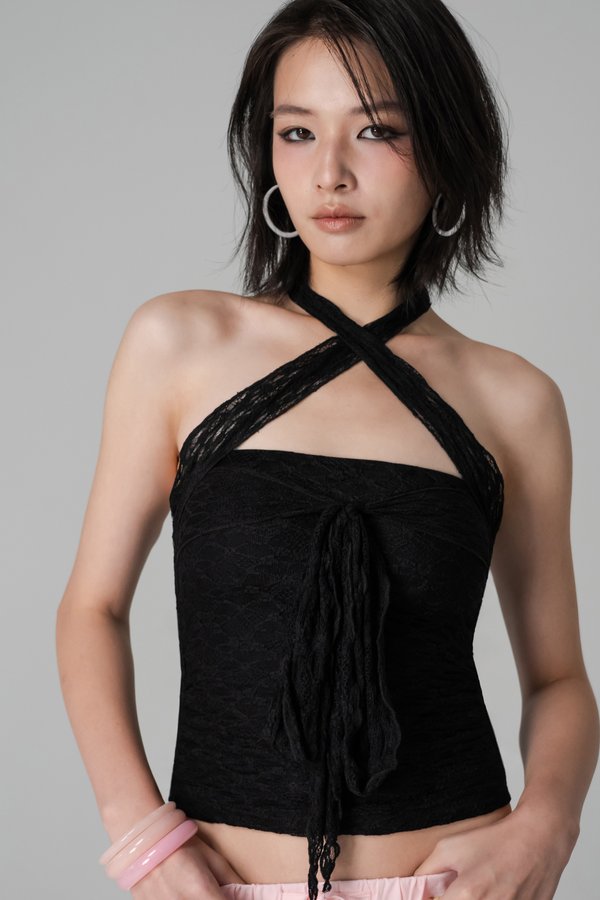 Sunrise Multi-Way Top in Black