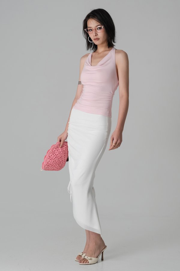 Lucid Lyocell Halter Top in Pink