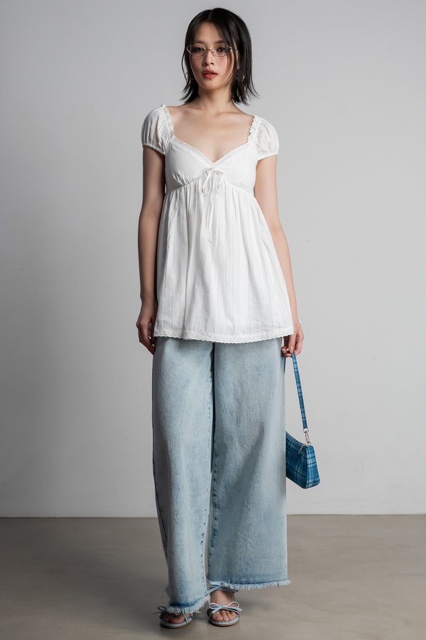 Fleur Dress in White