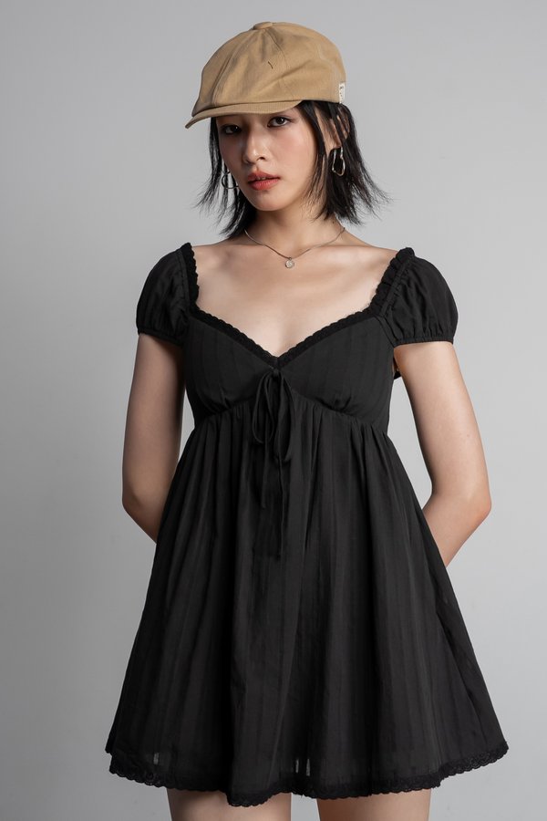 Fleur Dress in Black