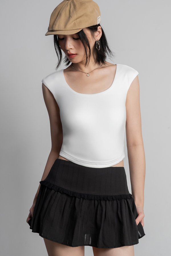 Flutter Skirt in Black