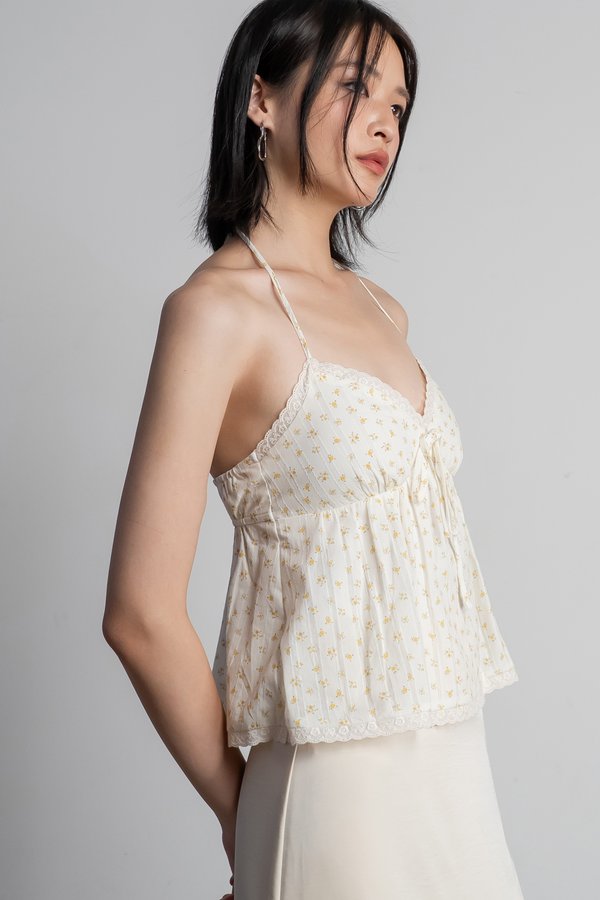 Camelia Top in Yellow