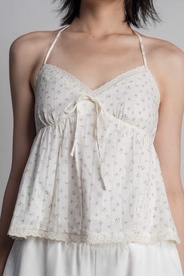 Camelia Top in Purple