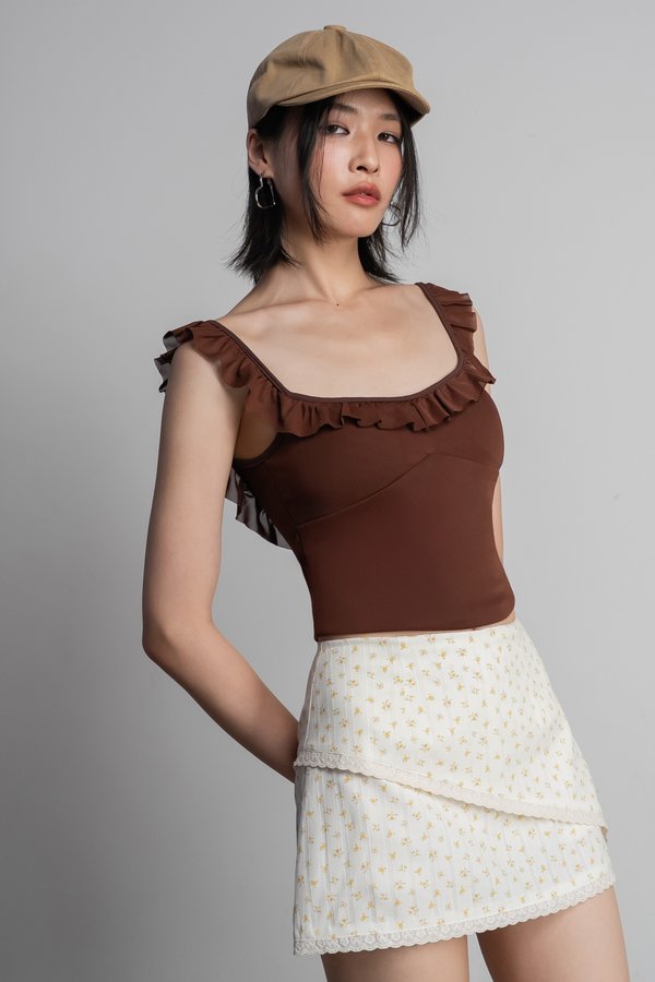 Evergreen Skirt in Yellow
