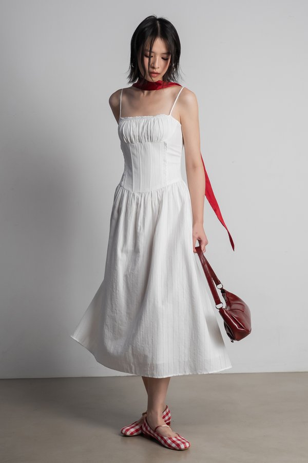 Dahlia Dress in White