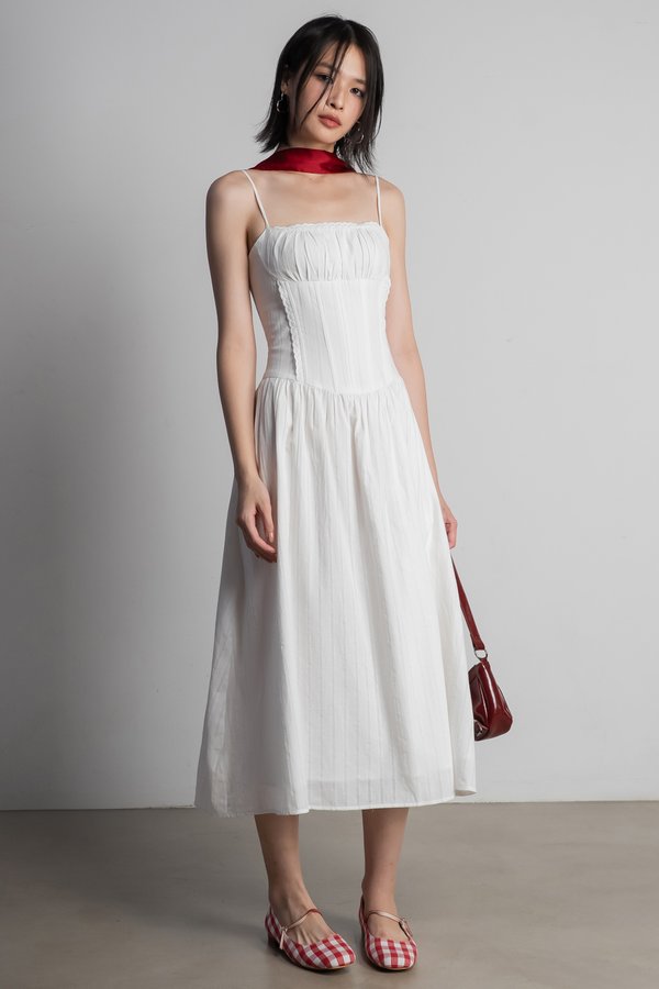 Dahlia Dress in White