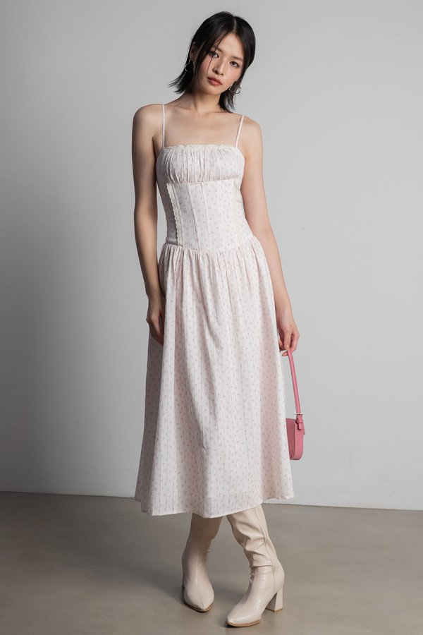 Dahlia Dress in Pink