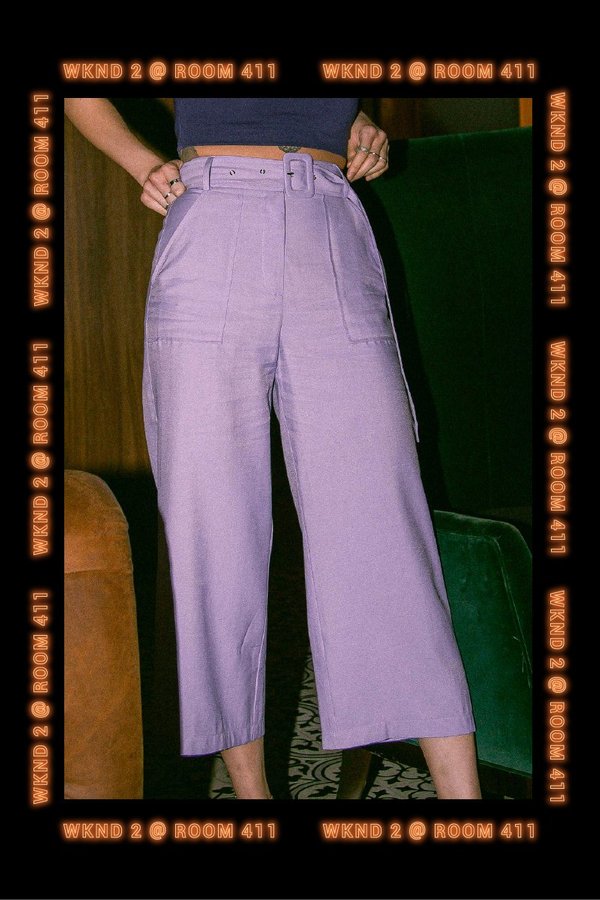 Parallel Pants in Light Lavender