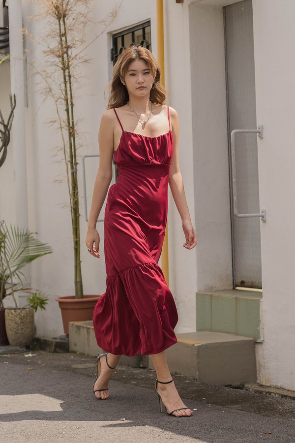 At First Glance Maxi in Jester Red