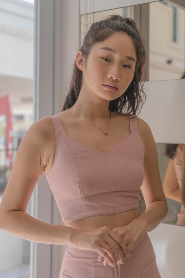 Balanced Top in Crystal Pink