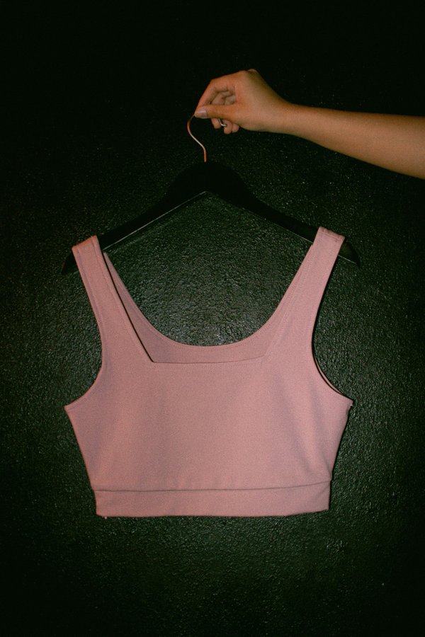 Two Timer Top in Barely Pink