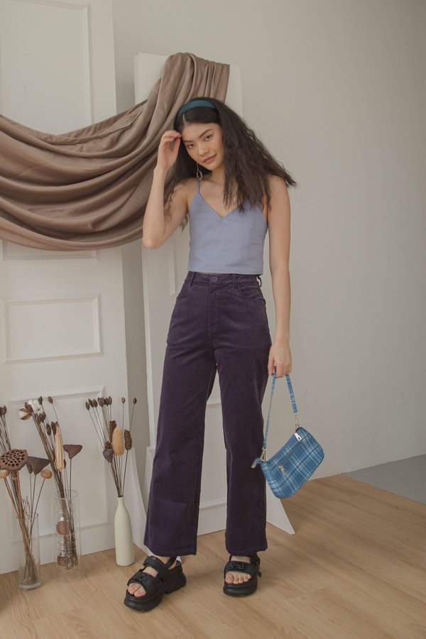 Retrograde Pants in Eggplant Purple