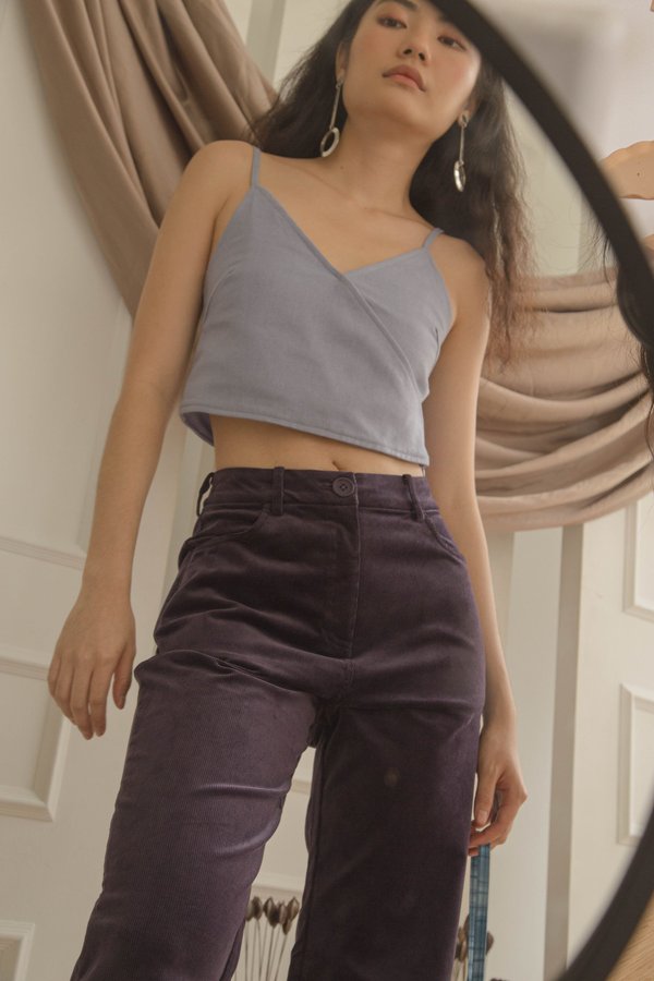 Retrograde Pants in Eggplant Purple