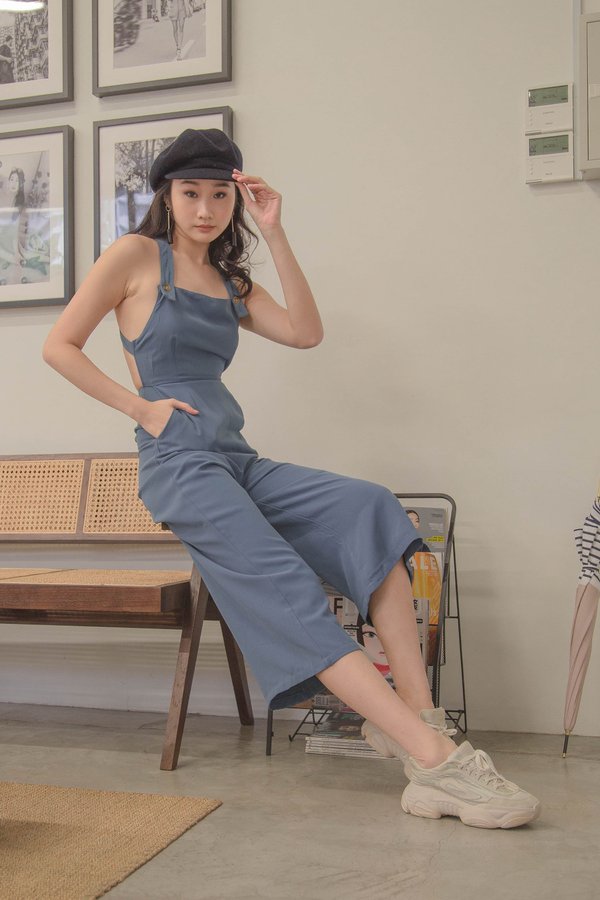 Endless Jumpsuit in Silk Blue
