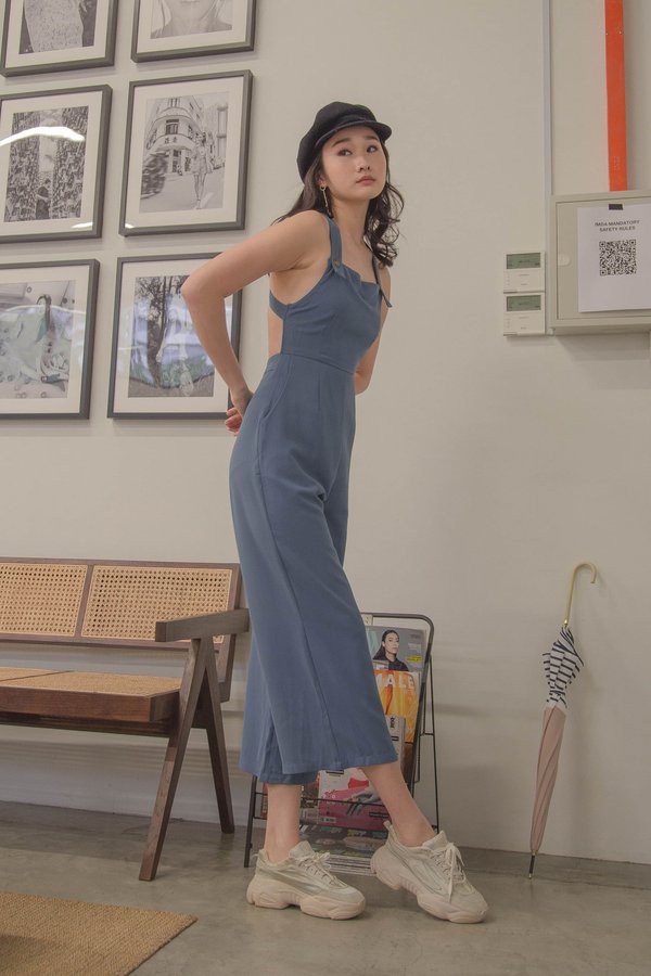 Endless Jumpsuit in Silk Blue