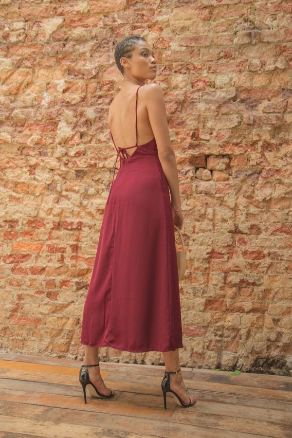 Back End Maxi in Falu Red