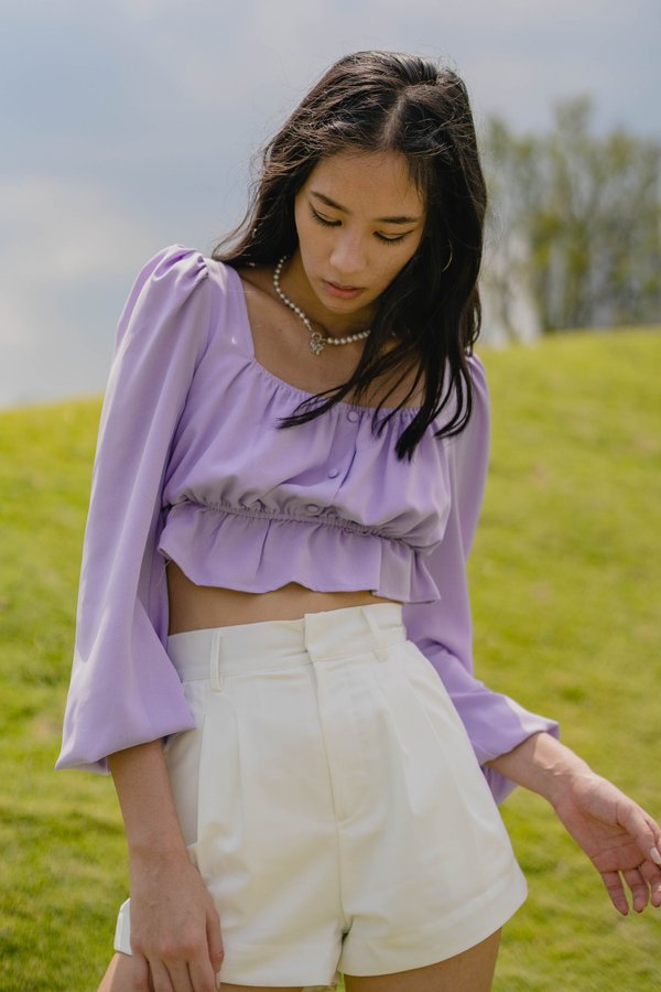 Fairytale Top in Pale Lavender