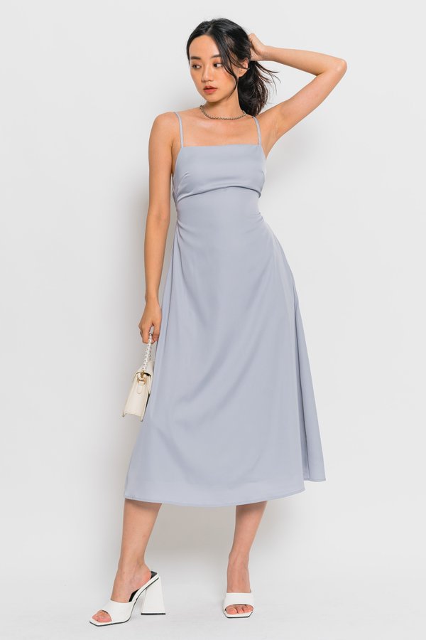 Material Girl Midi in Ice Blue