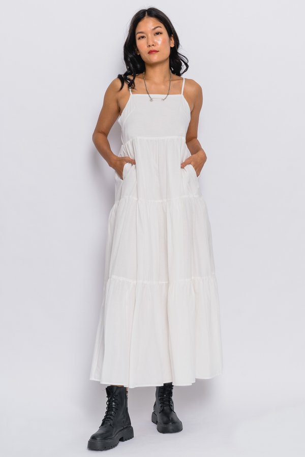 Step Up Maxi in White