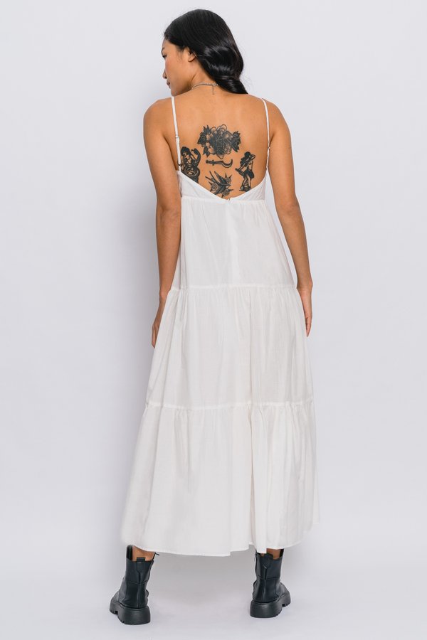 Step Up Maxi in White