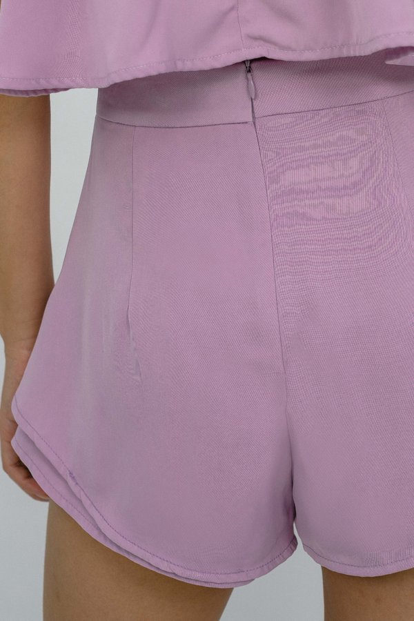 Everyday Shorts in Blush Purple 