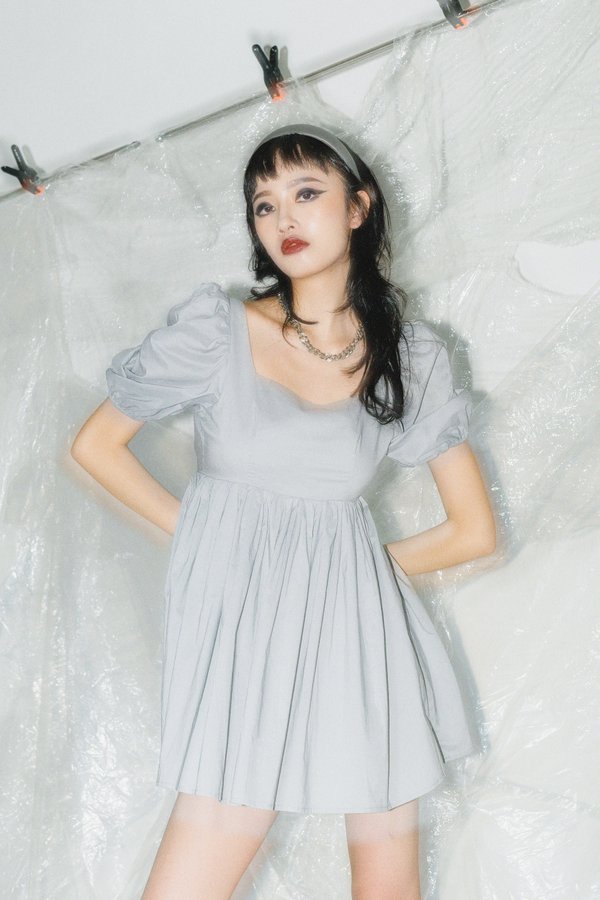 Dream Girl Dress in Industrial Grey 