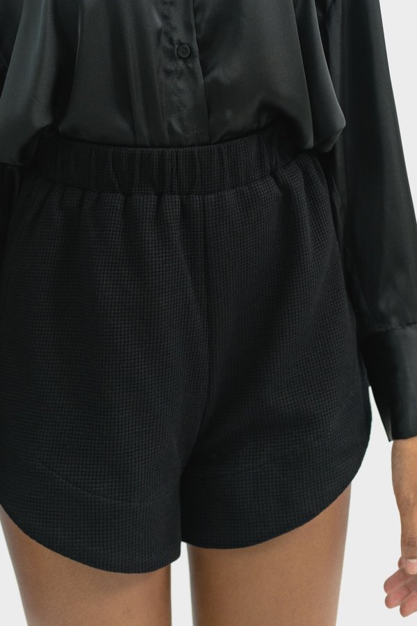 Slack Off Shorts in Black
