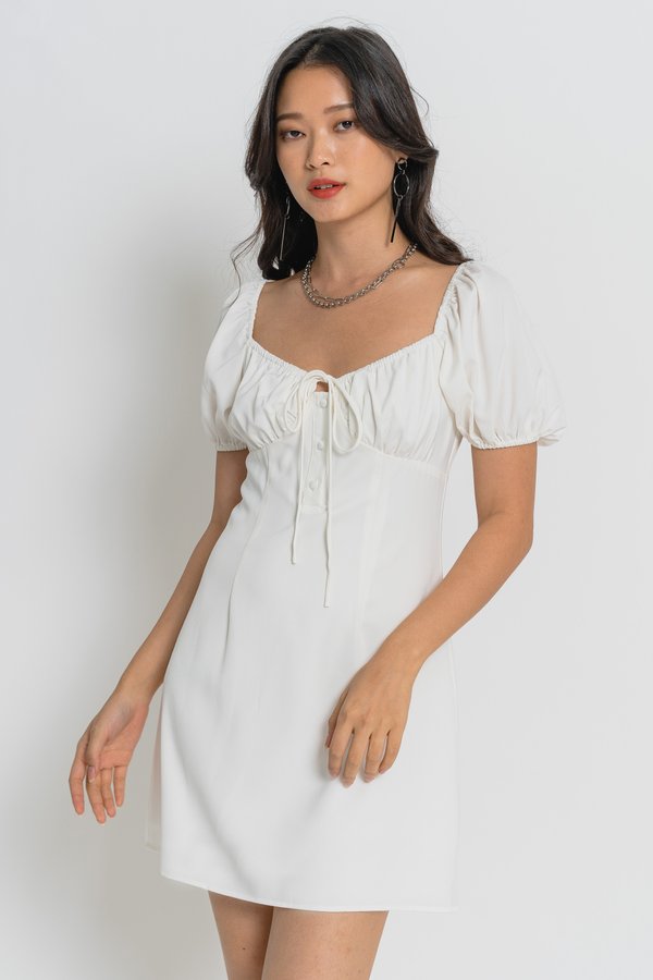 Pace Dress in White