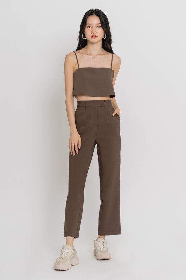 Back To Business Pants in Walnut Brown