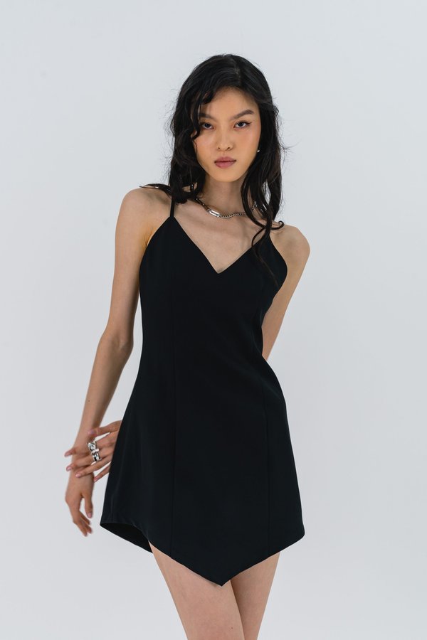 Pin Point Dress in Black