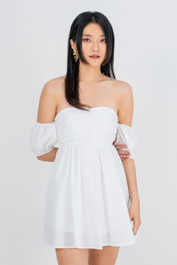 Rank Dress in White